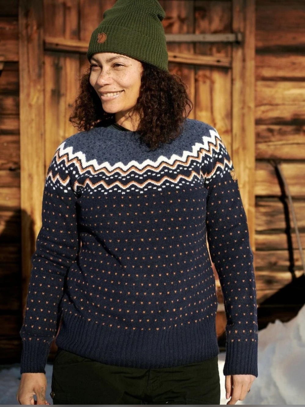 FJÄLLRÄVEN Övik Knit Sweater Size Small